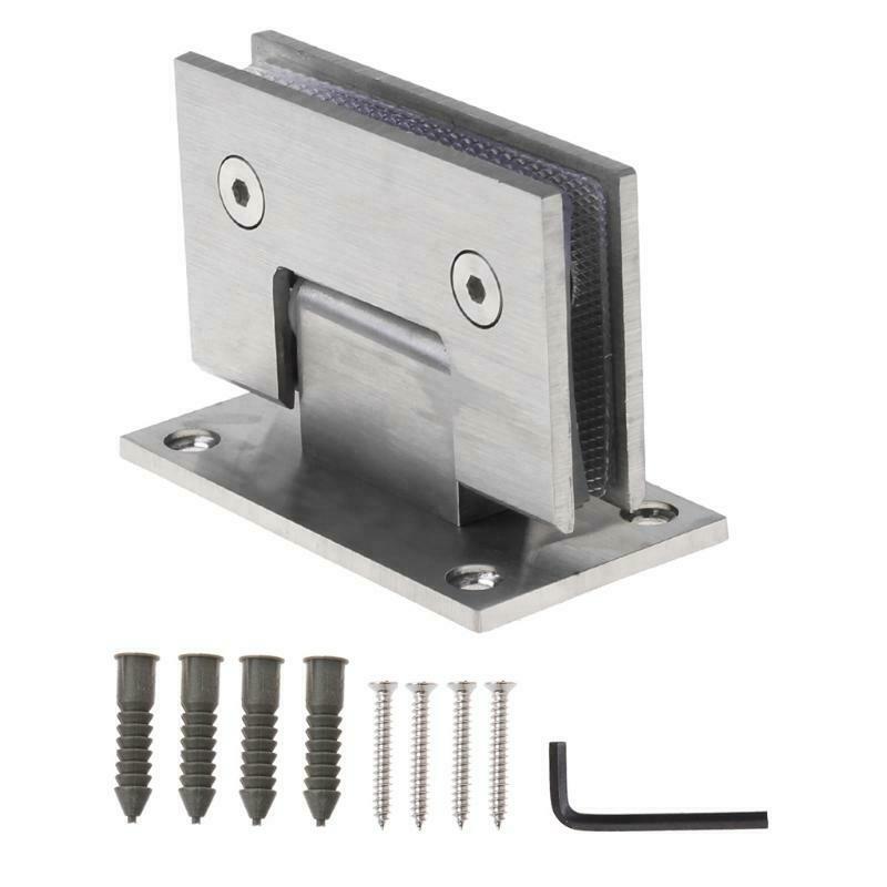 8-12mm Glass Door Hinge Bathroom Shower Door Frameless Bracket Wall Mounted Door