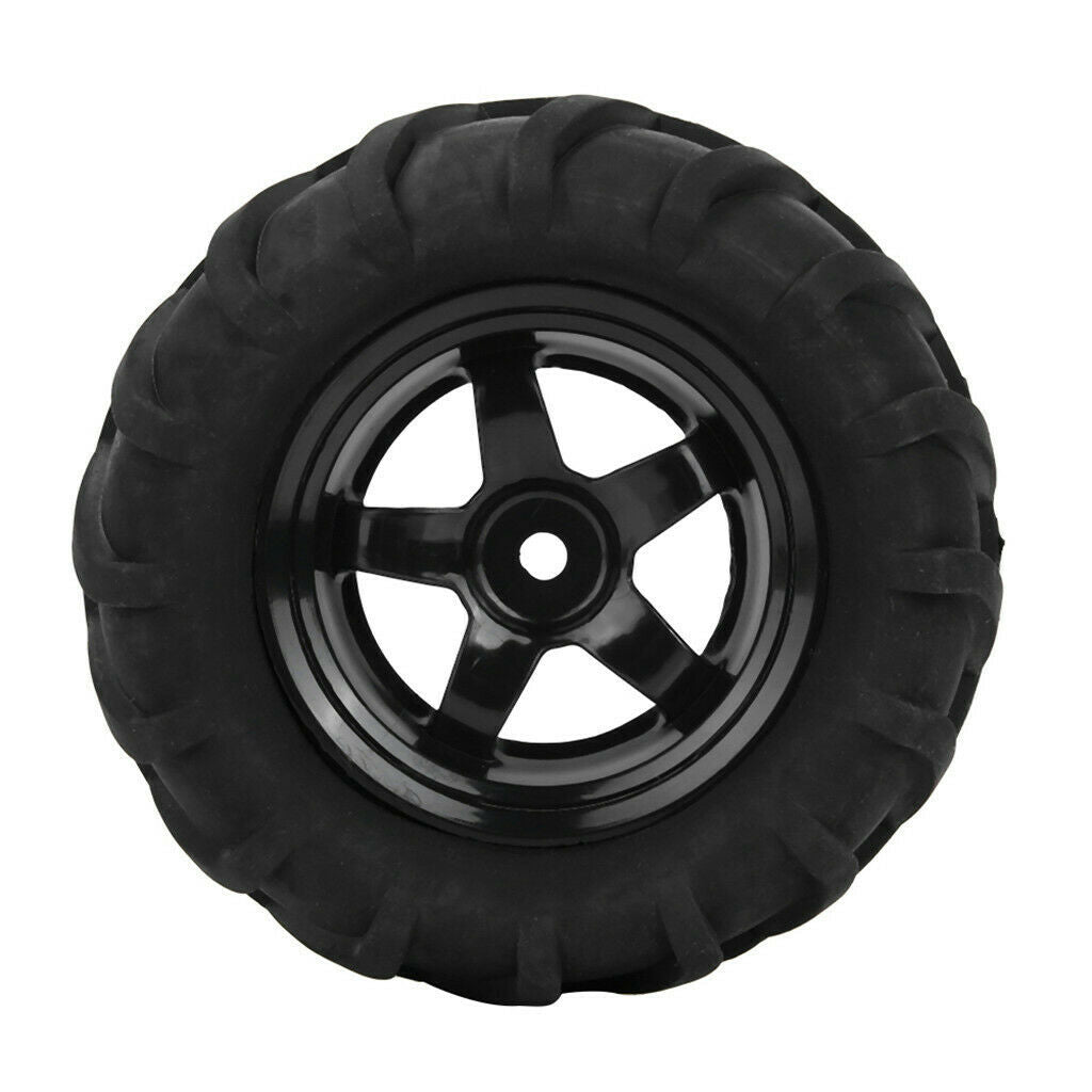 2pcs Racing Car Rubber Wheel Hub Grip Tires for 1/16