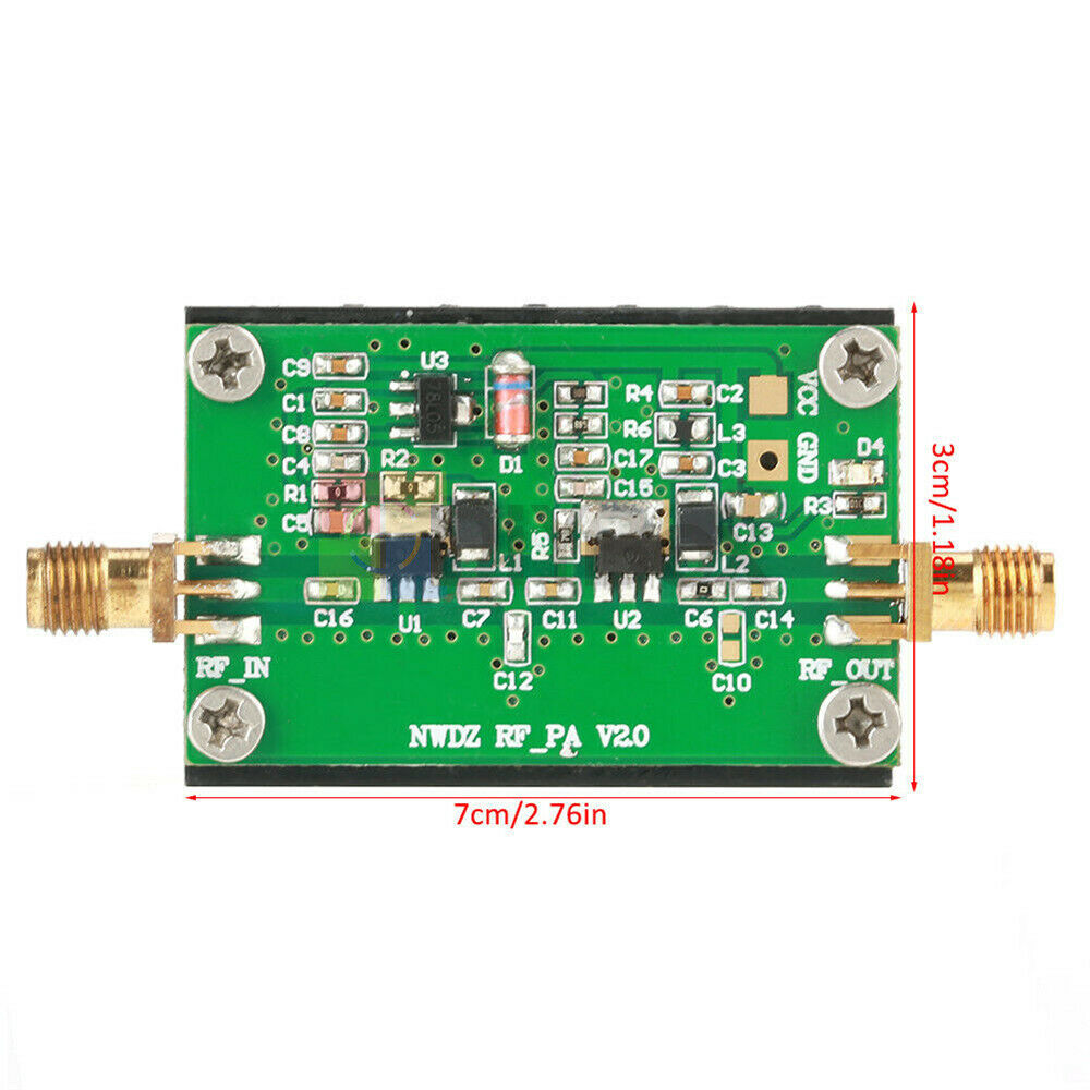 3W RF Power Amplifier Module HF VHF UHF FM Transmitter For Ham Radio