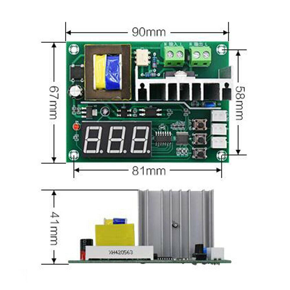 AC220V AC Voltage Regulating Module Power Adjustment Control Board Switch