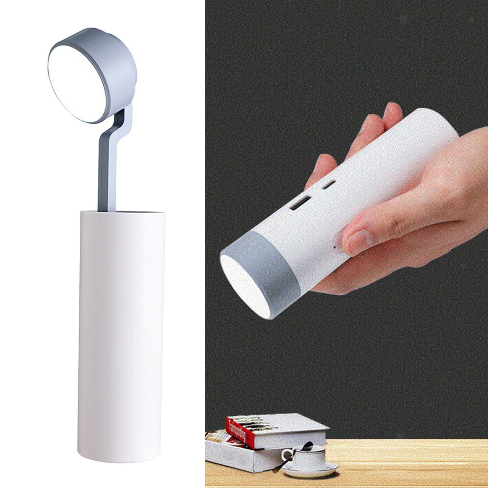 Modern Table Lamp Portable Night Light Dimmable Bedside 6500K Decoration