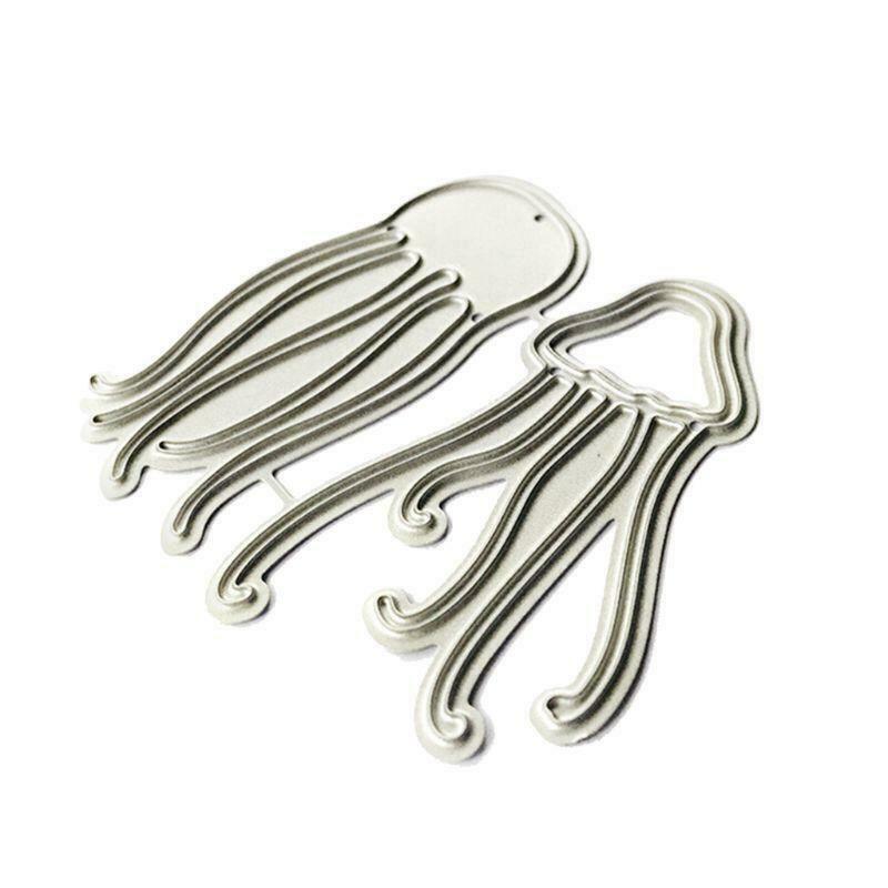 Octopus Metal Cutting Dies Stencil Scrapbooking DIY Album Stamp Paper Embossing