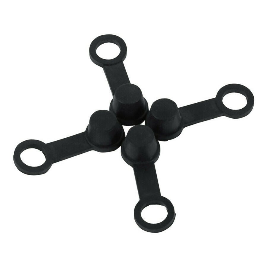 50PCS Car Brake Bleeder Screw Grease Caps Oil Drain Pump Rubber Dust Cover 8mm
