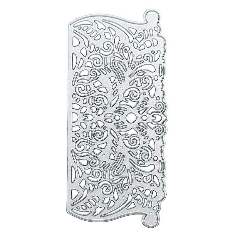 Greeting Card Cover Border Die-Cuts Stencils for DIY Scrapbooking Carbon Steel