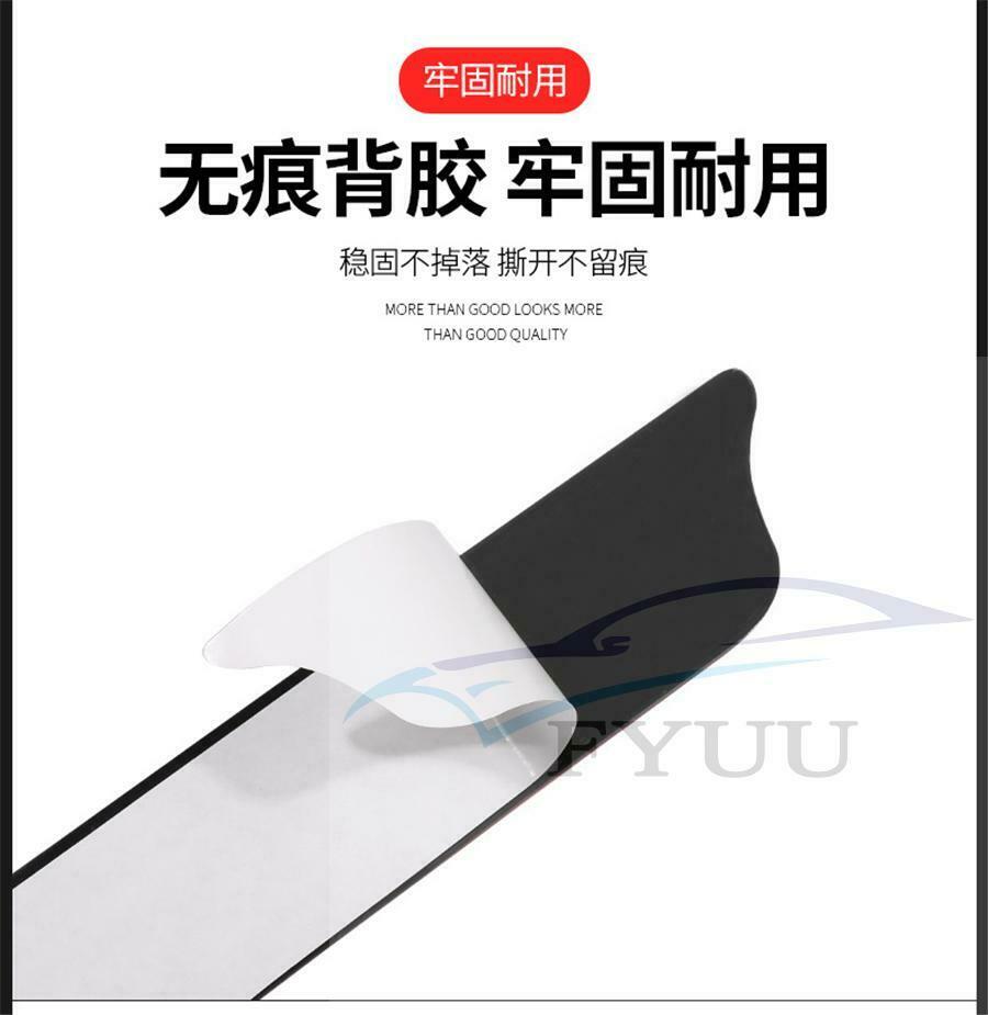 1x Rubber Car Rear Guard Bumper Scratch Protector Non-slip Pad Cover Universal