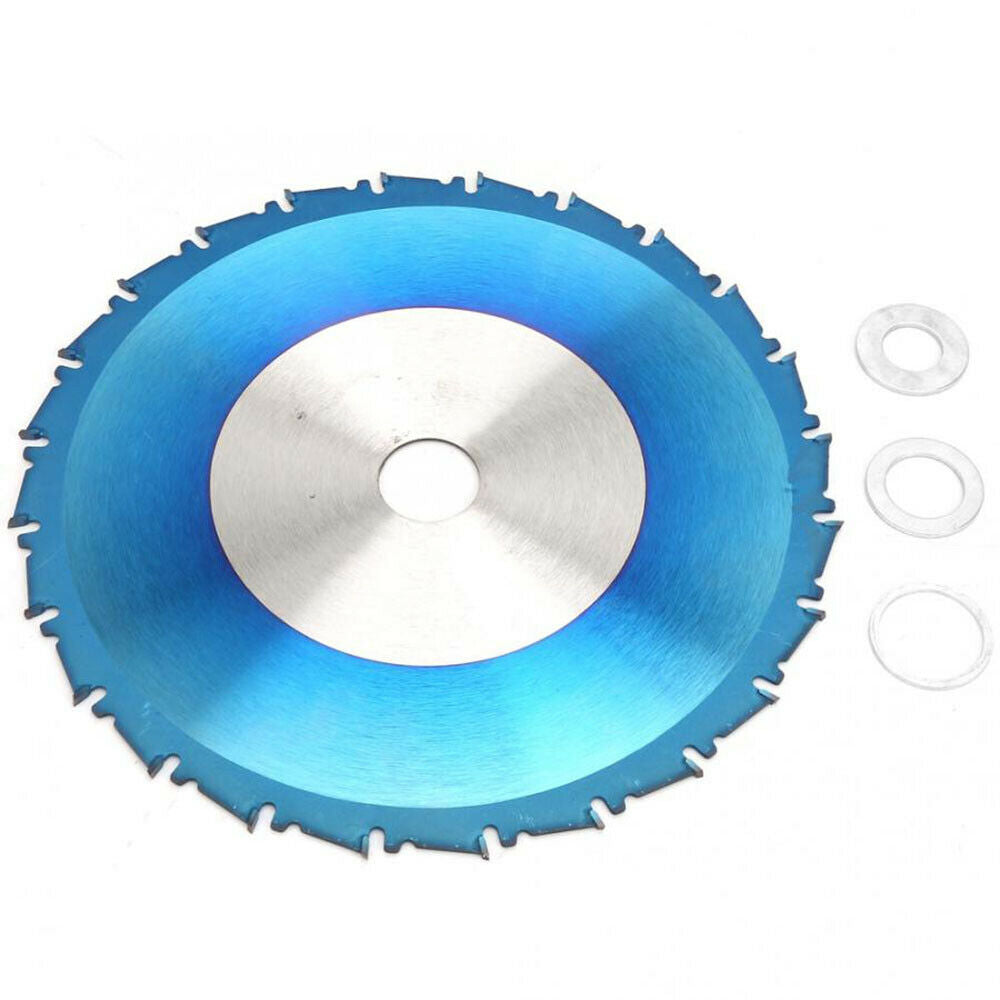 Blue Coated Carbide Wood Cutting Blade Disc Precision Finishing Saw Blade Tools