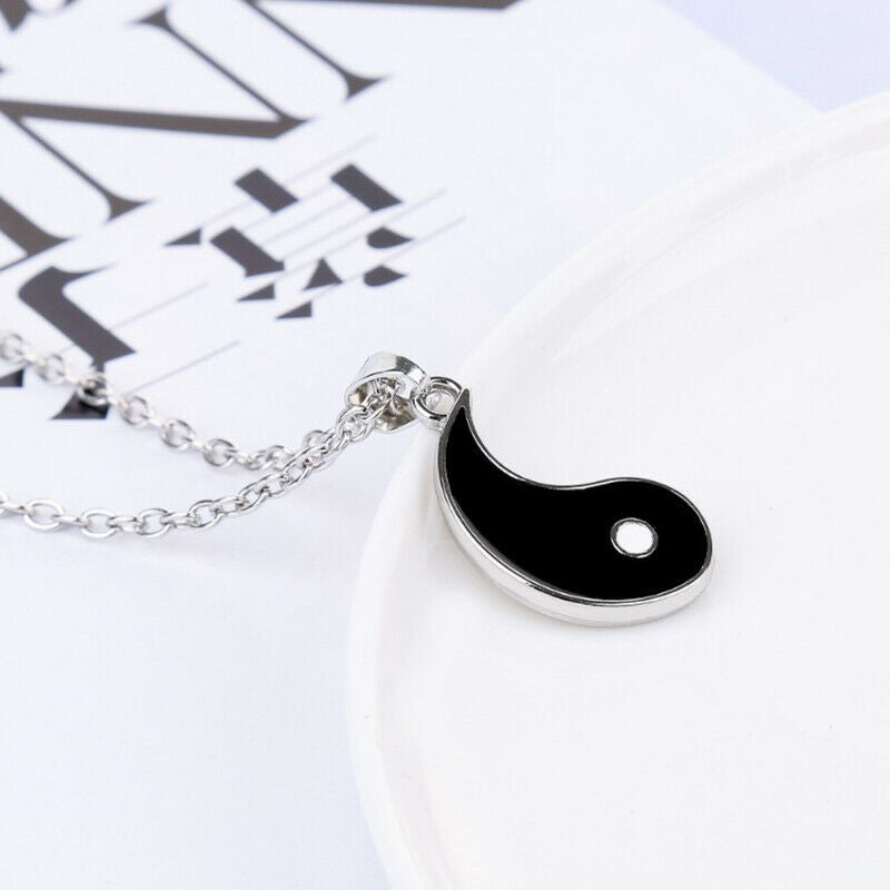 Yin Yang Pendant Necklace For Women Men Fashion Couples Matching Choker Jewe Pb
