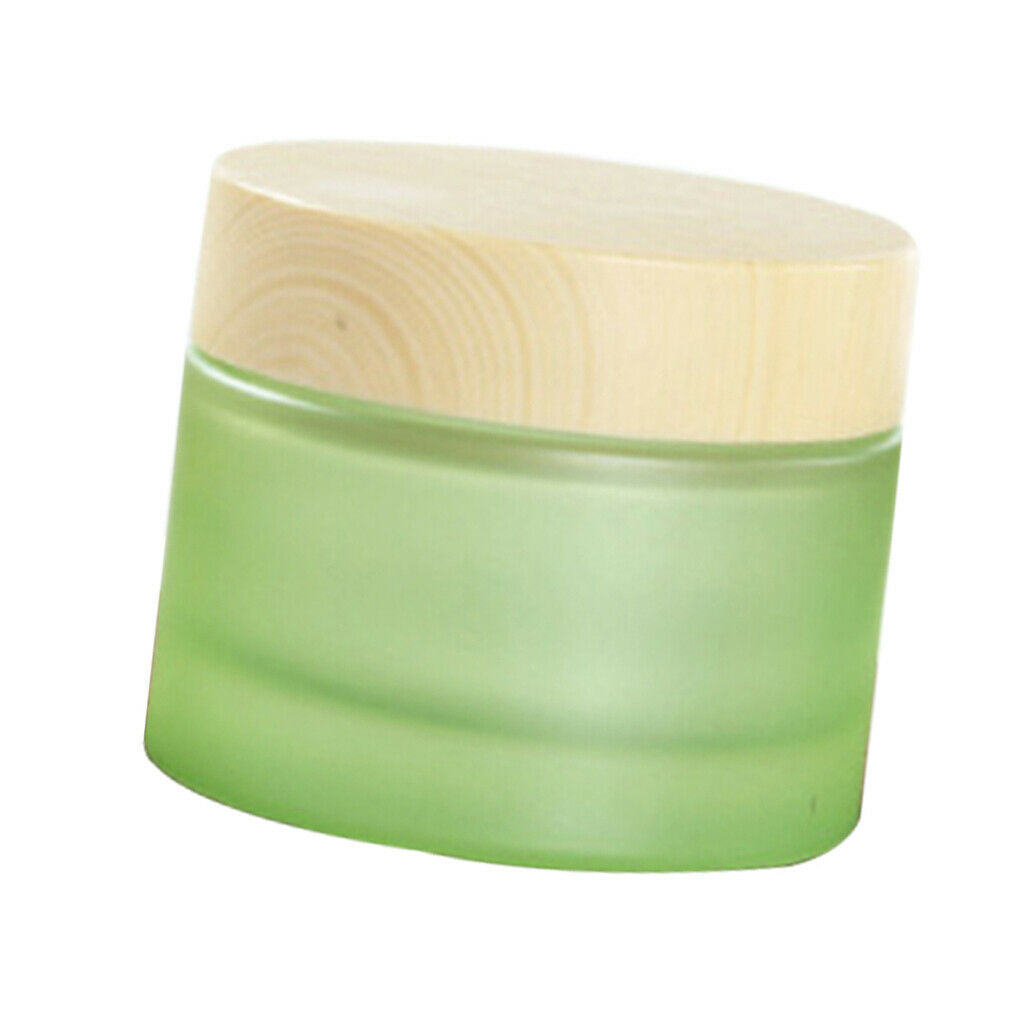 4Pcs 20g/50g Empty Glass Lotion Lip Balm Jars Body Butter Sample Container