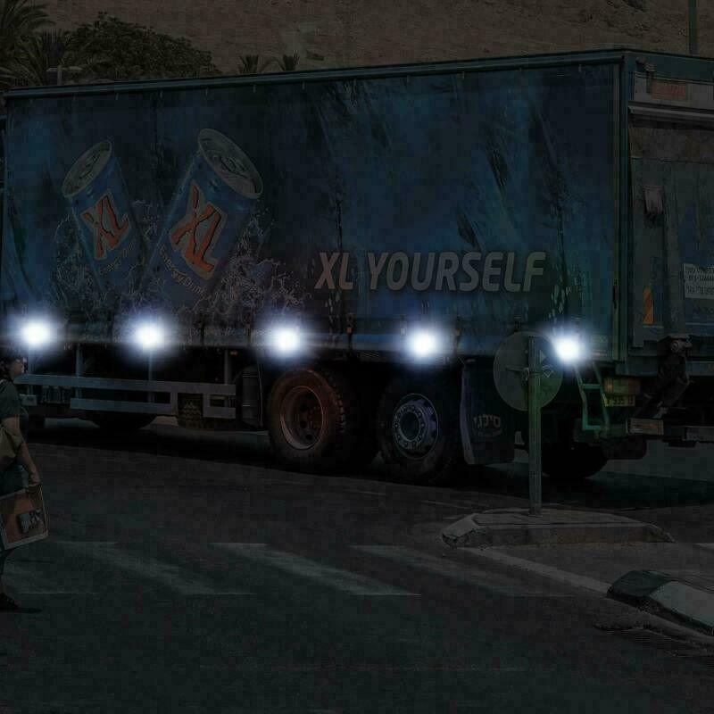 10* White 2-LED Oval Side Marker Lights Truck Trailer Clearance Light Waterproof