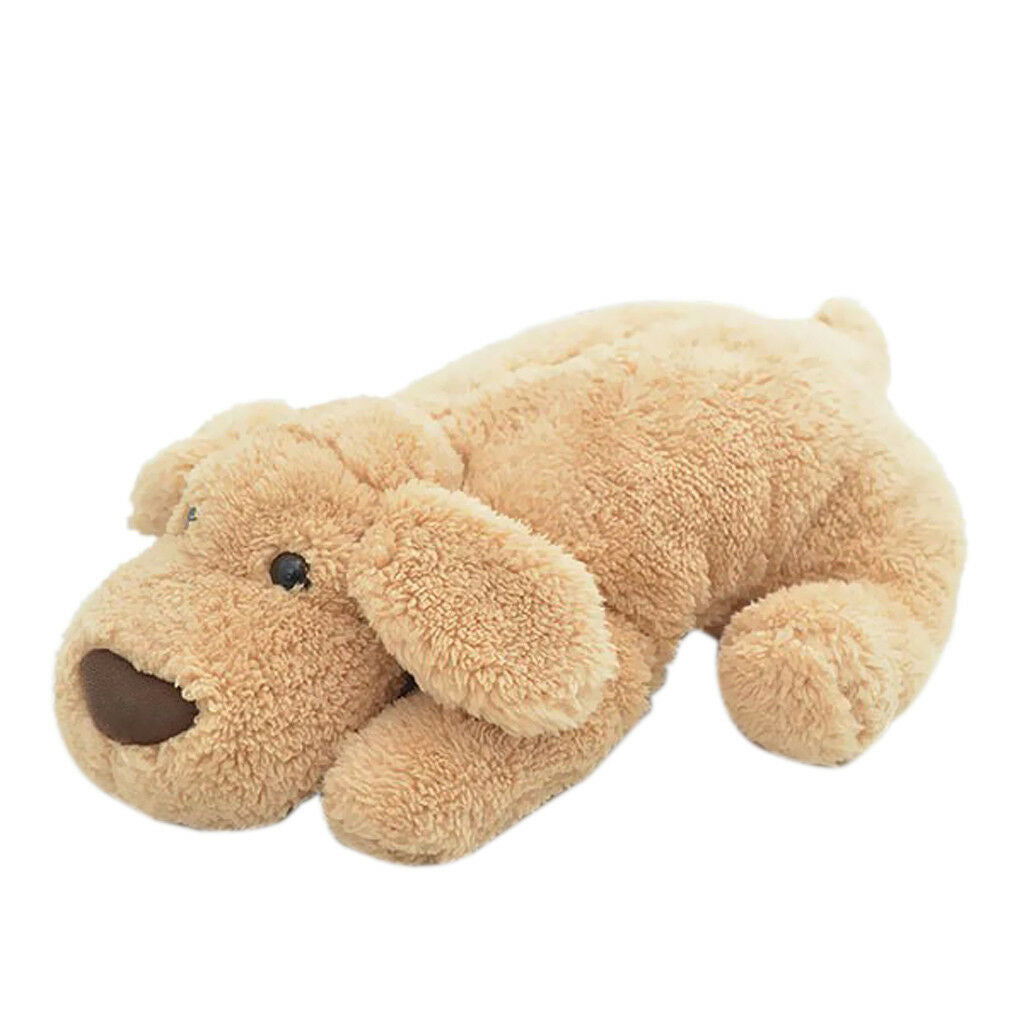 Brown Plush Dog Tissue Box Cover Puppy Holder Home Organizer Car Decor 42cm