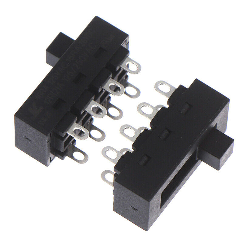 2pcs 12A 250V 3 Position 8 Pin Toggle Slide Switch LQ-103H Hair Dryer Swi.l8