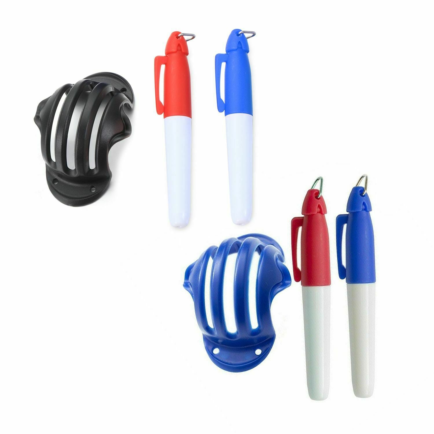 2 Pen Golf Ball Marker Golf Mark Stencil Golf Ball Triple Track 3  Line Marker