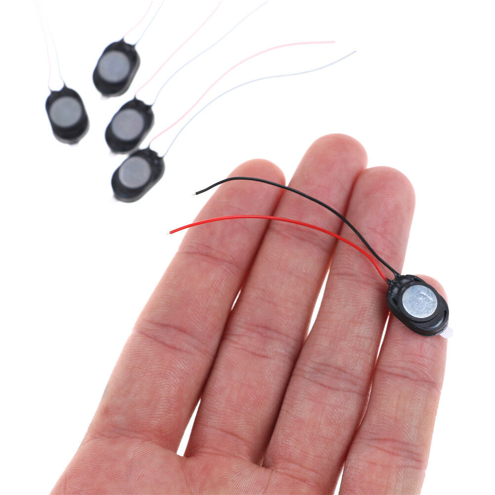 5Pcs Phone Loudspeaker 1W 8ohm 15x10mm Small Trumpet Loud Speaker D WF