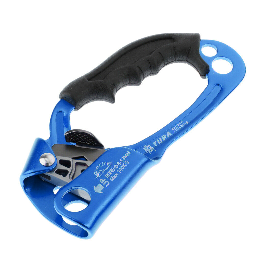 Outdoor Sports Rock Climbing Hand Ascender Device Riser Blue Right Hand