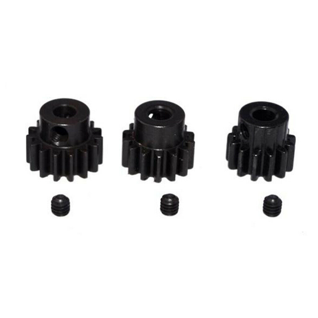 5x 13T 14T 15T 16T 17T Pinion 25DP Motor Gears Set for 1/8 RC Car Buggy Accs