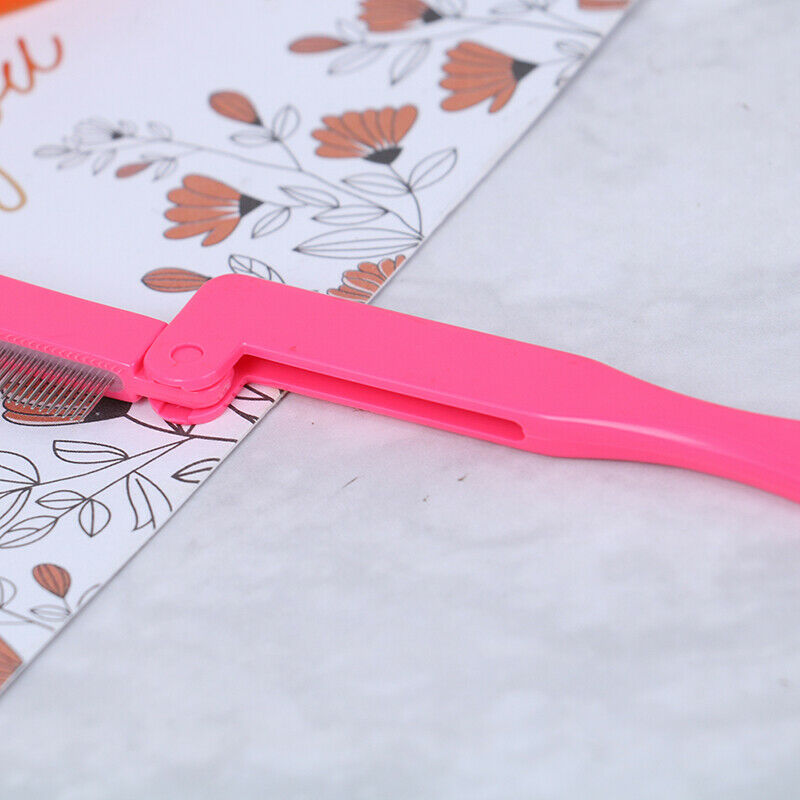 Foldable Eyelash Curler Beauty Lash Separator Eyelash Brush Comb Cosmetic.l8