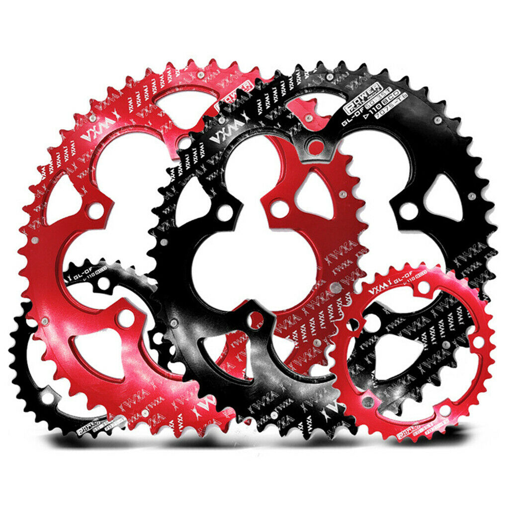 Bike Chainring  35T/50T 110 BCD 9-11 Speed Chain Ring Chainwheel Red 35T
