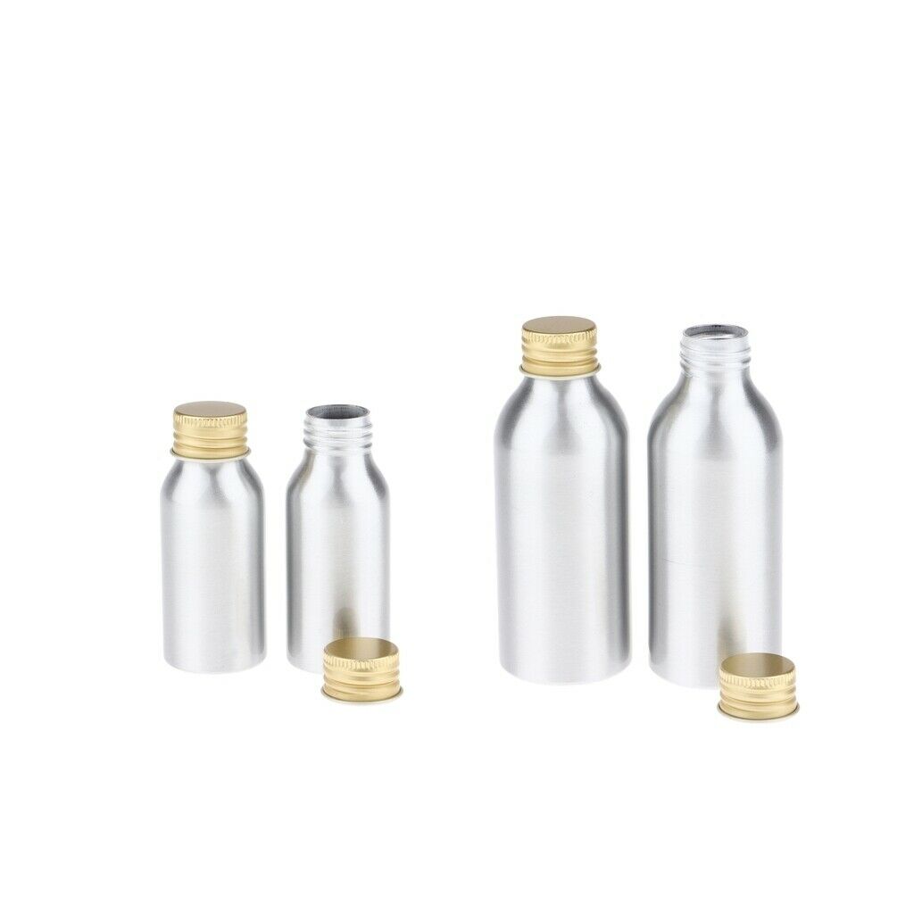 Set Of 4 Pcs Empty Multi Volumes Cosmetic Bottle Portable Lightweight Bottle