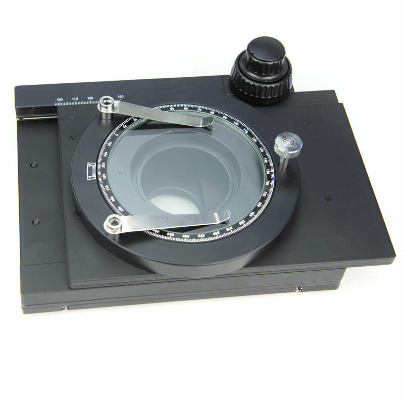 360 Degree Rotatable Mechanical Stage X-Y Movable Stage Microscope Parts