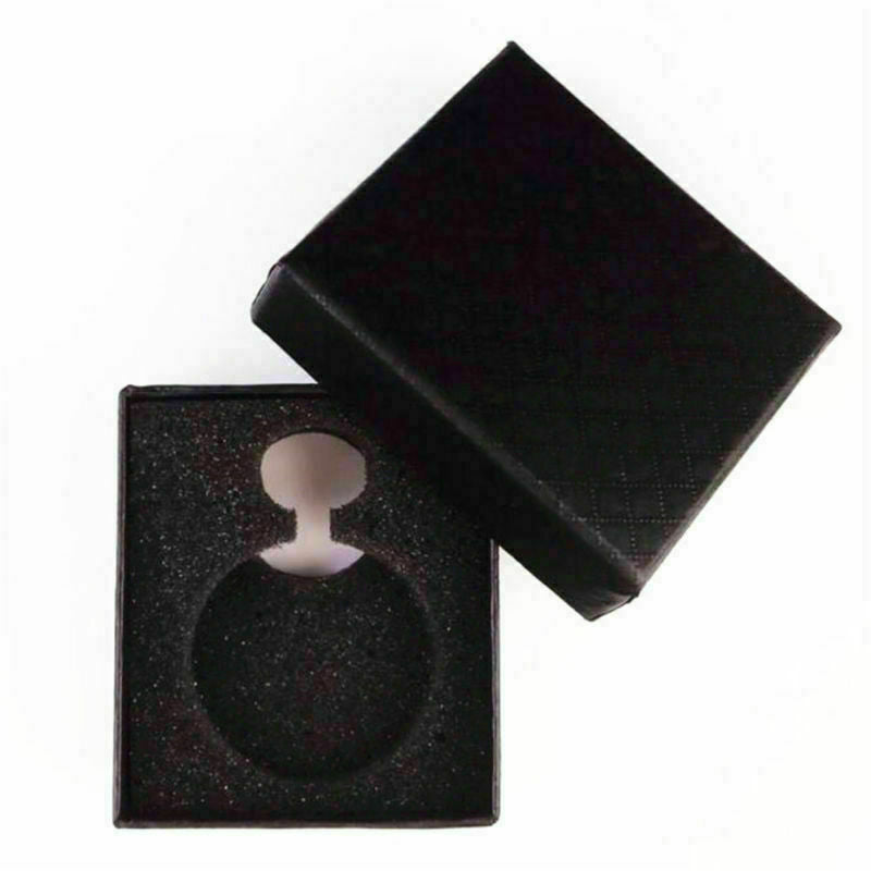Black Gift Box For Watch Jewelry Pocket Watch Display Case Necklace Chain
