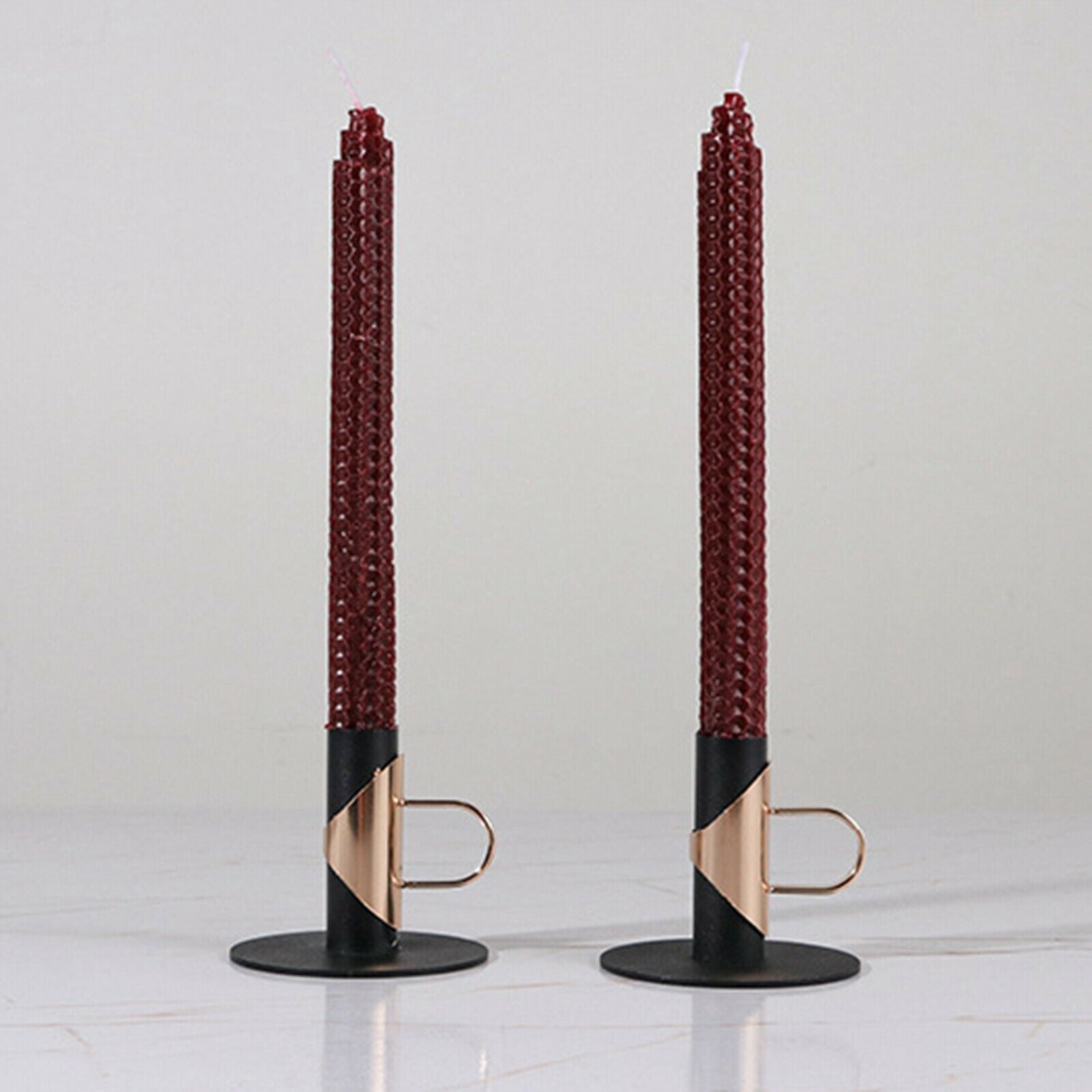 Retro Tea Light Candle Holder Taper Candles Candlesticks Decor Housewarming