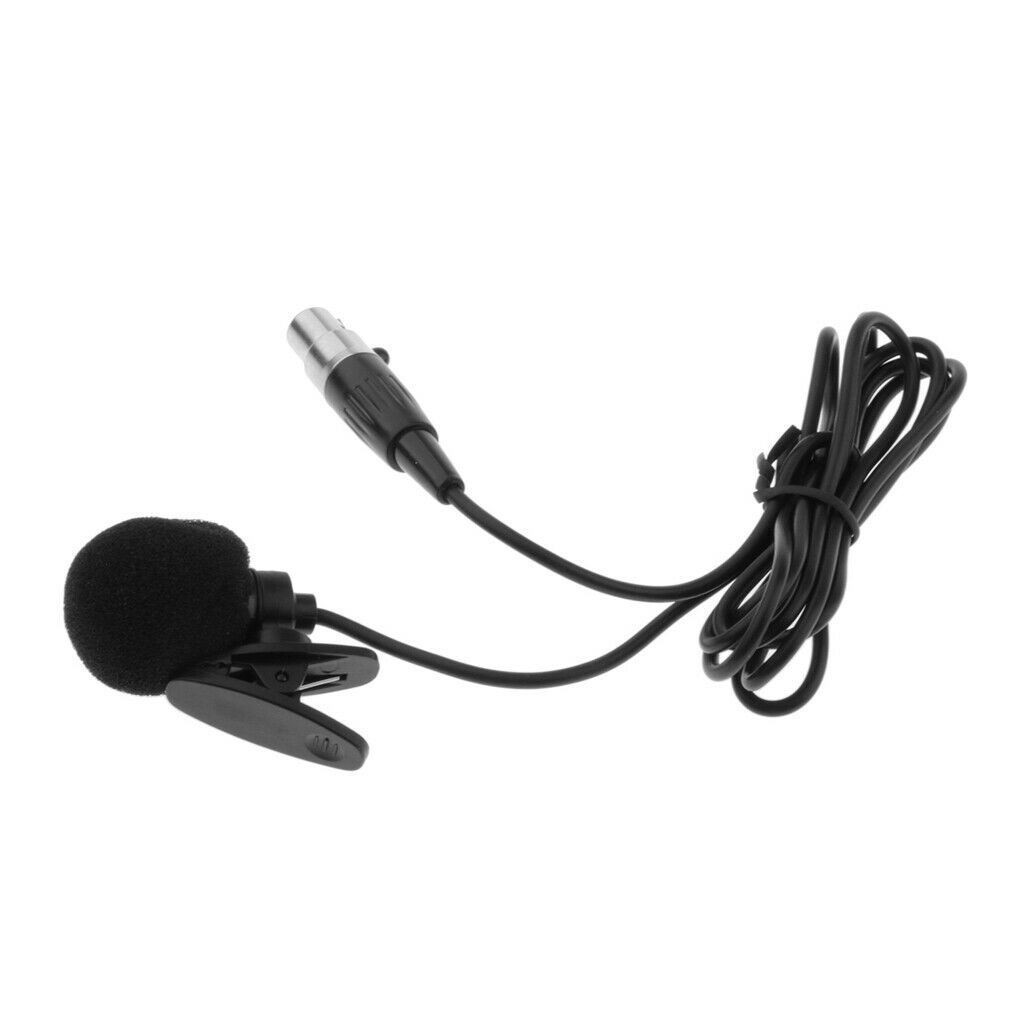 4Pcs 3 Pin Microphone Condenser Metal Tie Clip for PC Wireless Transmitter