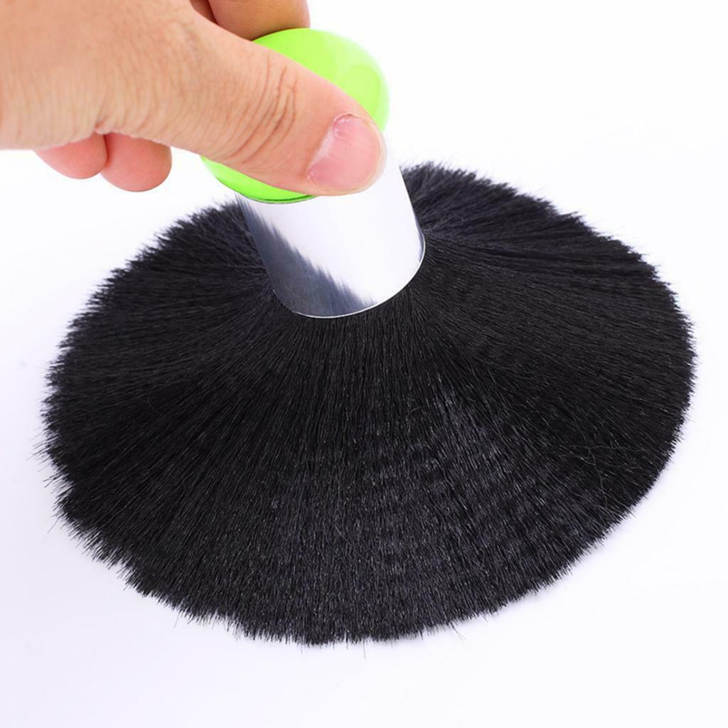 Hair Cutting Haircut Brush Neck Duster Cleaning Hair Brush Salon Tool Green