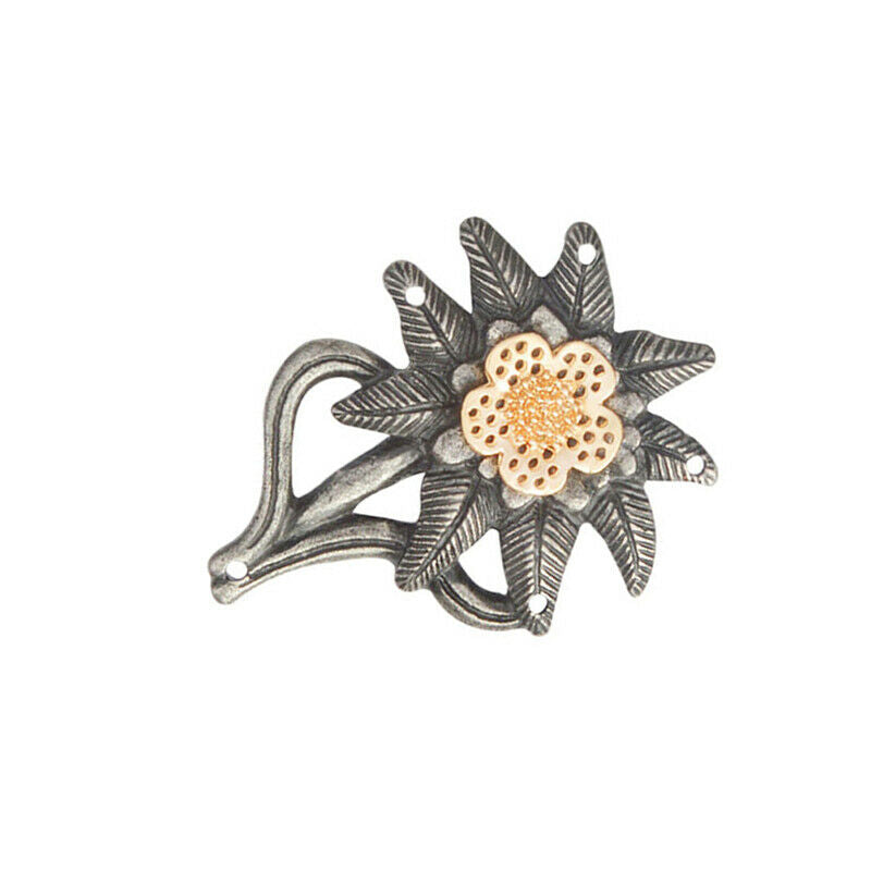 Edelweiss Mountain Troops Ancient Simple color Flower brooches Badges for.l8