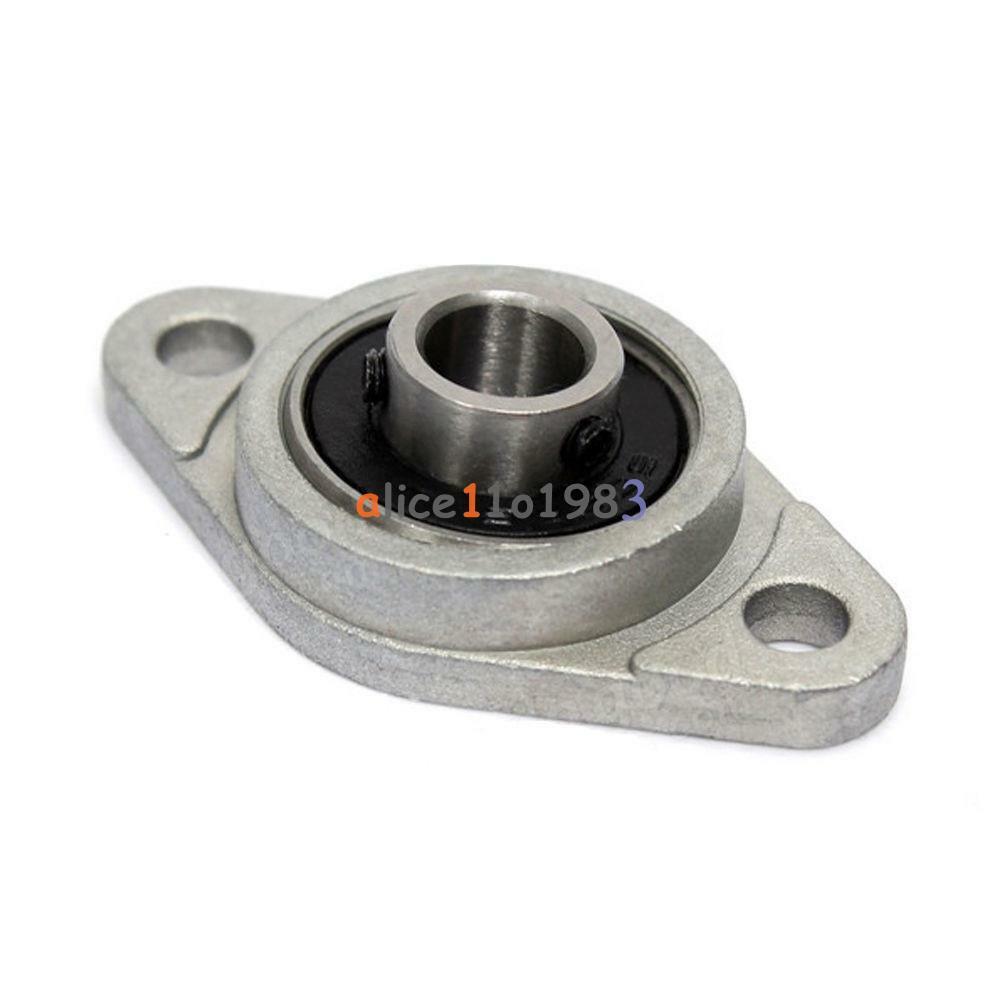 1 Pair 8mm Bore Diameter KFL08 Pillow Block Bearing Flange Rhombic Bearings New