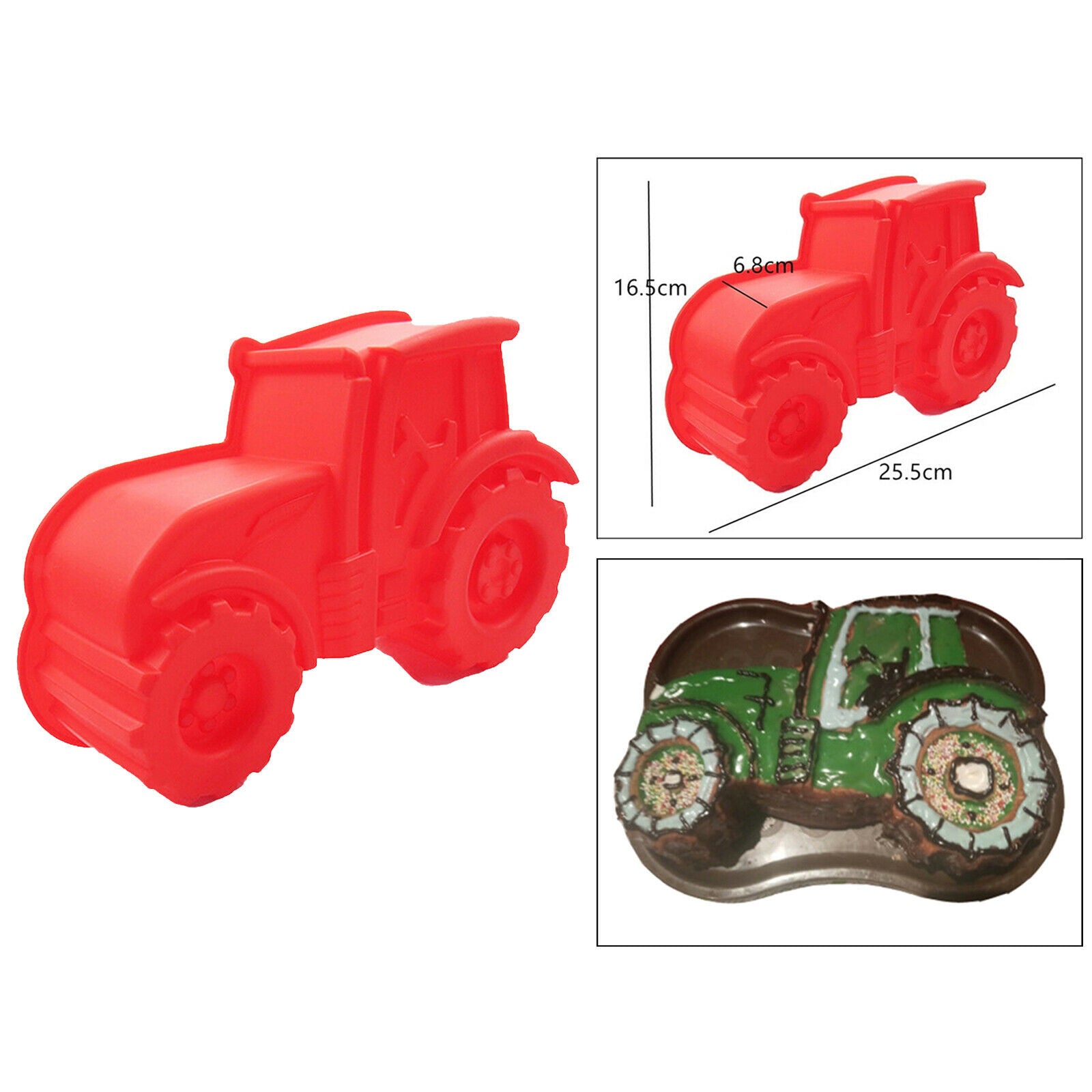 Tractor Silicone Candy Baking Molds Moulds Tools Baking Pans Food Grade