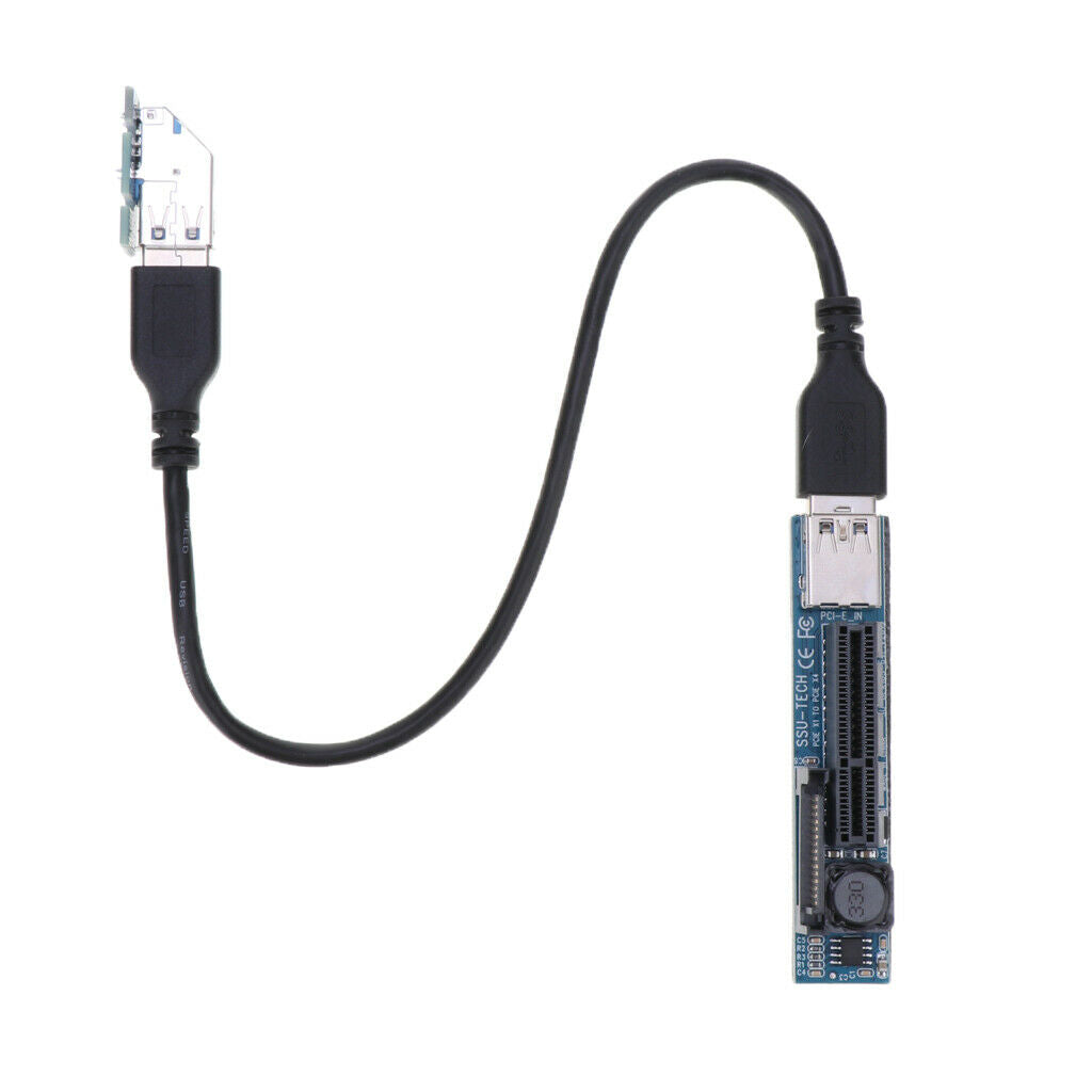 USB PCI E Extender Riser For All Window Systems/ LINUX /