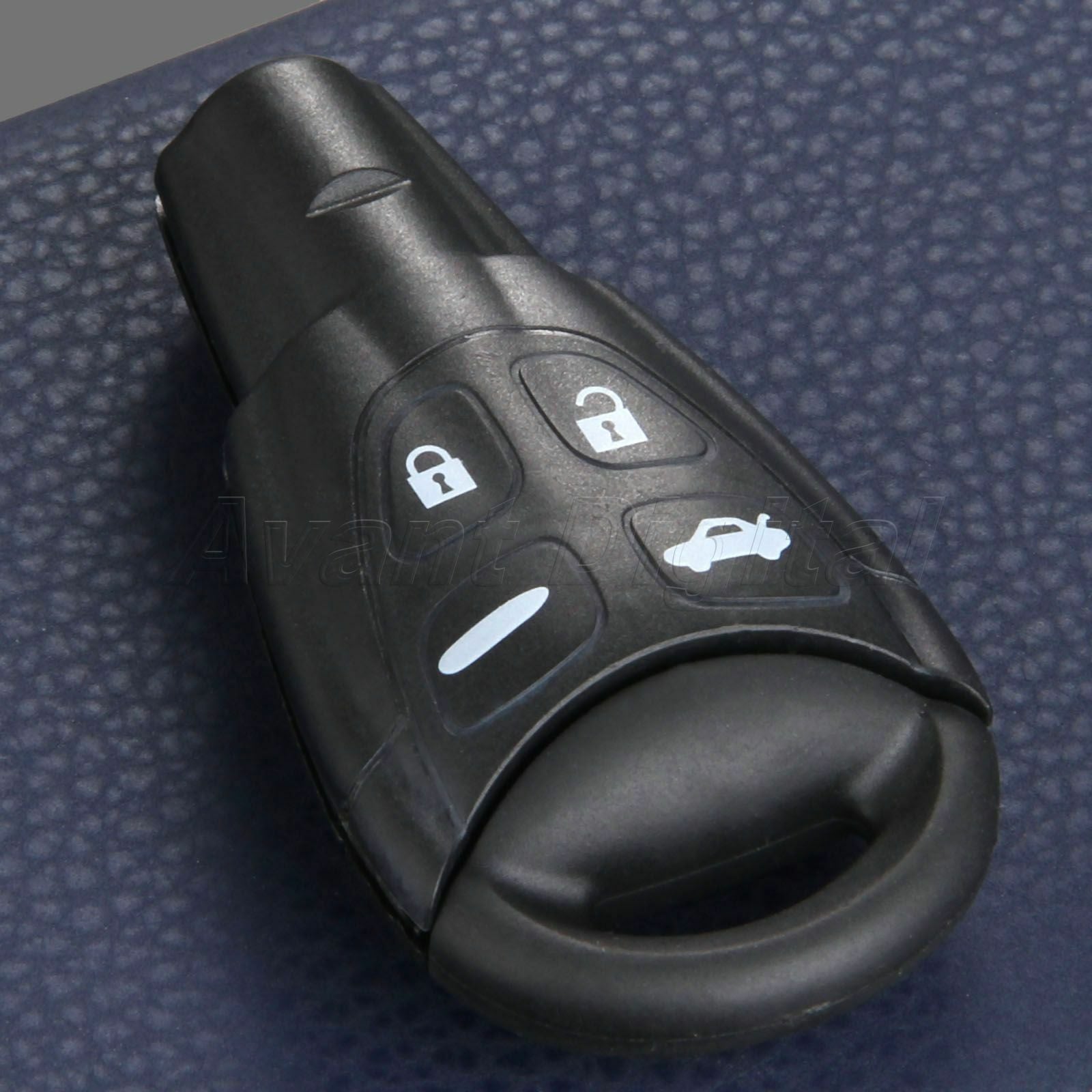 Uncut Blade Remote 4 Buttons Key Shell Case Fob for SAAB 9-3 9-5 93 95 2003-2007