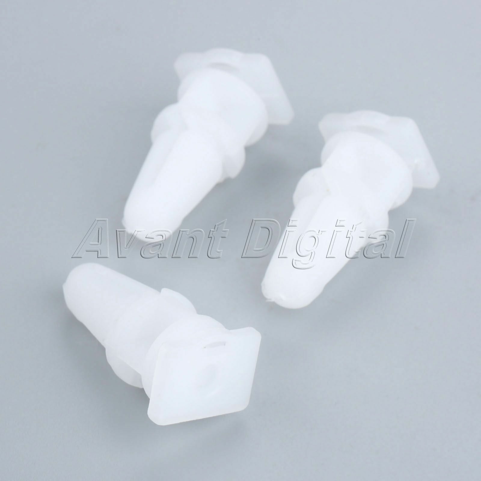 20PC White Plastic Auto Car Plate Clips D82 Fastener 51471840961 Replacement