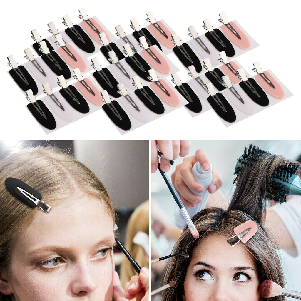 36 Pieces No Bend Hair Clips Barrette Hair Seamless Styling Clips Multicolor