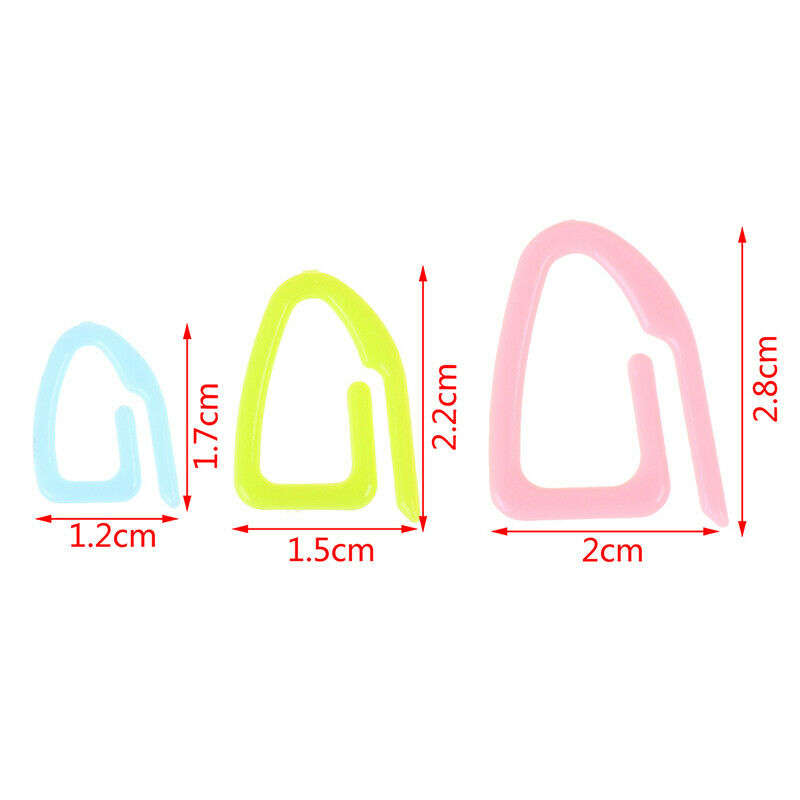 15pcs Silicone Stitch Markers Knitting Holder DIY Weave Tools Locking Sti.l8