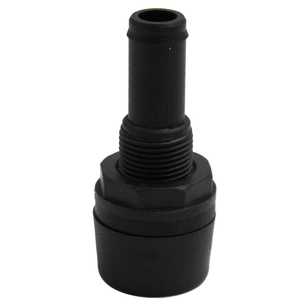 Black Plastic Marine Fuel Vent Black Poly For Boat/Car/Gas