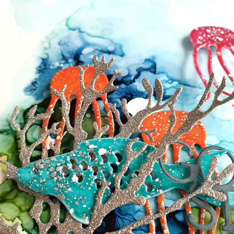 Octopus Metal Cutting Dies Stencil Scrapbooking DIY Album Stamp Paper Embossing