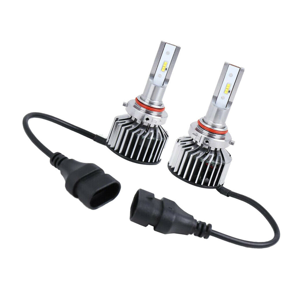 2 Pack L+R K8 55W 8LED Headlight Bulbs Lamp Super Bright 6000K 6800LM 9005