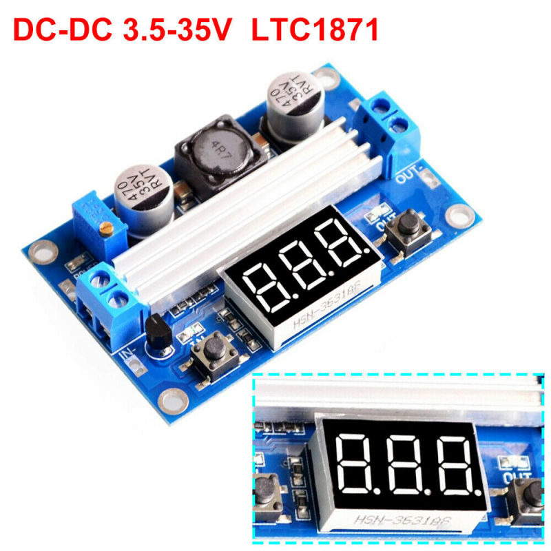 100W 3-35V To 3 5V-35V Mit Power Module Dc High-Power Adjustable Boost Module