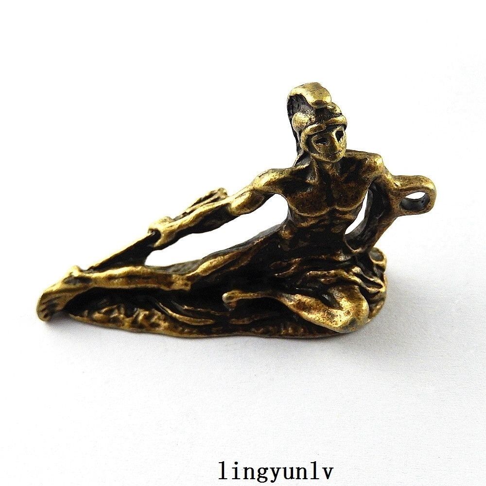 2pcs Antiqued Bronze Alloy Strong Soldier Charms Pendant Crafts Jewelry 51418