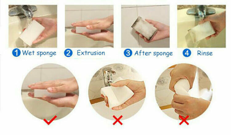 20* Melamine Foam Magic Sponge Eraser Multi-functional DIY Cleaning Cleaner Pads