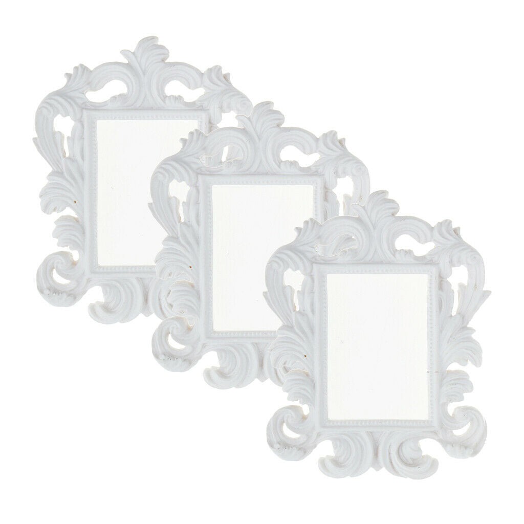 3x  Picture Photo Frame Wall Decor Wedding Anniversary Gift Favor White
