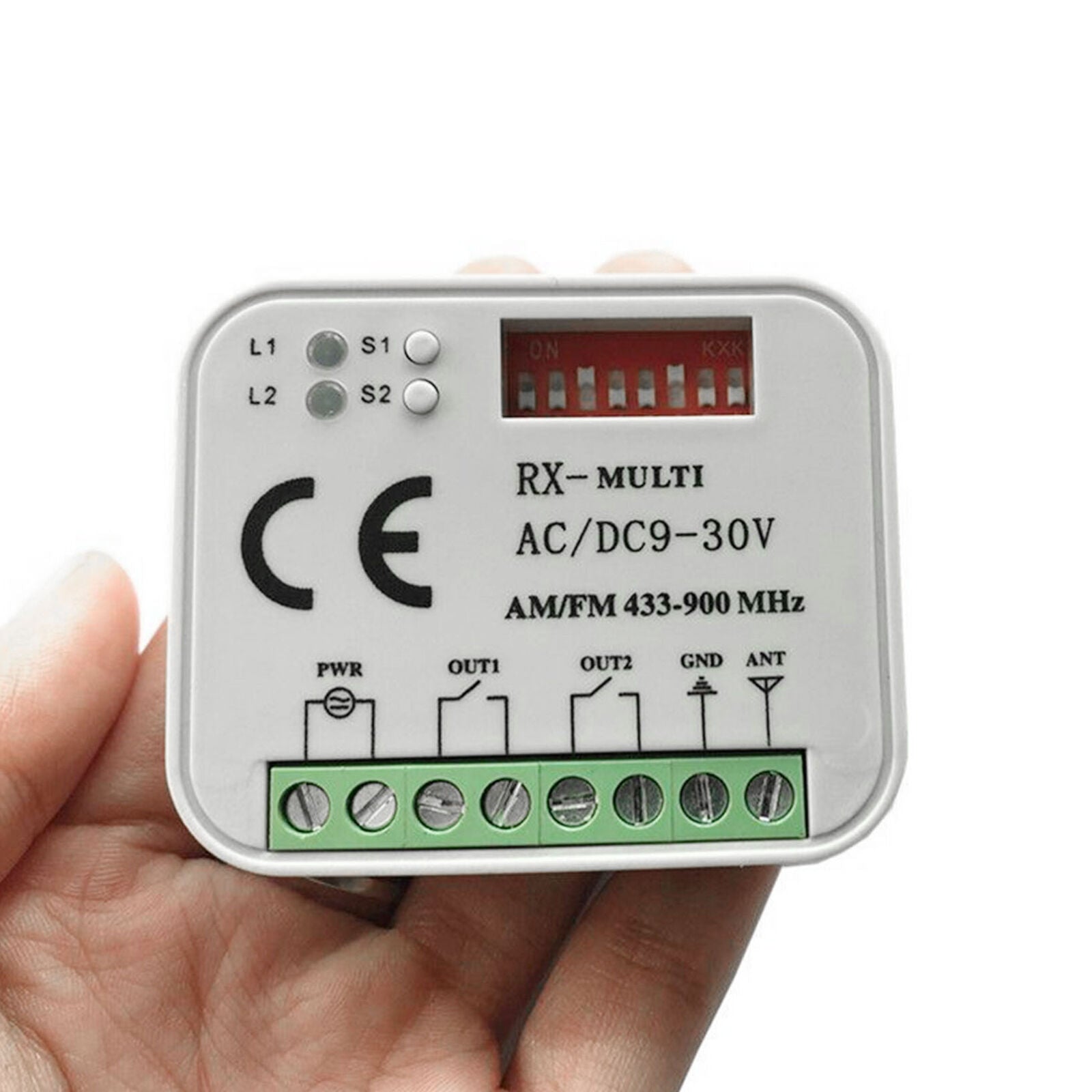 300-868Mhz Receiver Remote Control Garage Door Gate For Marantec Nice Flors