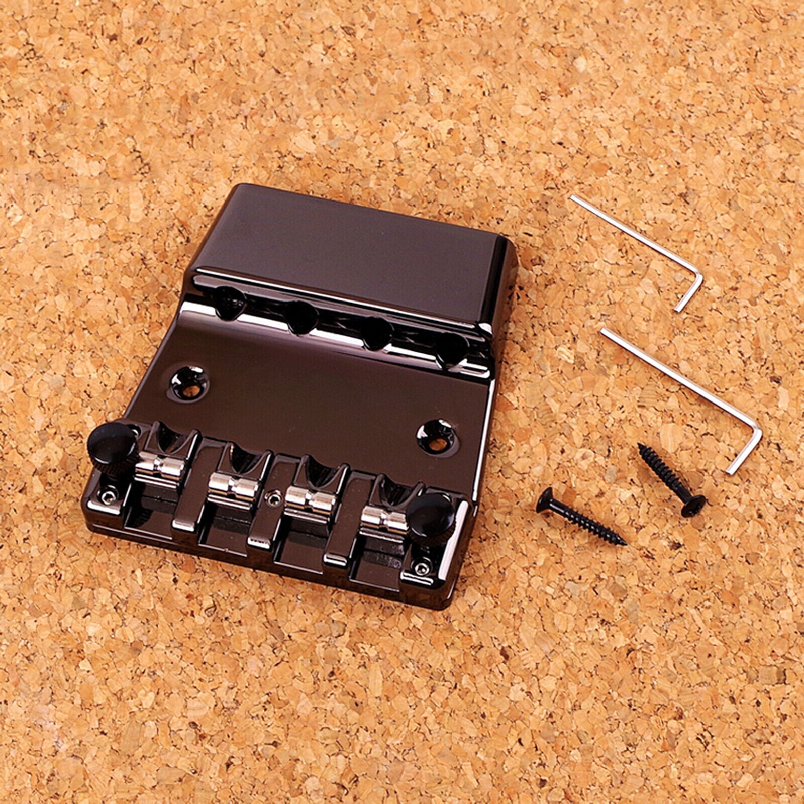 4 string Electric Guitar Bridge Set Replacement Replacement Guitar Accessory