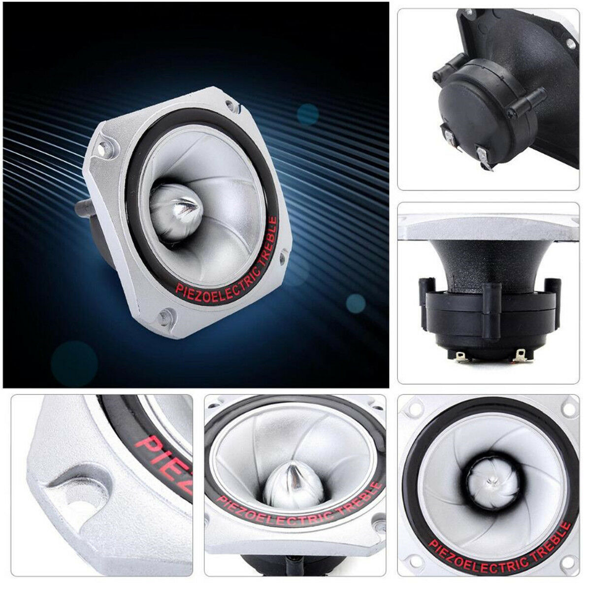Piezo Horn Speaker Tweeter Piezoelectric Head Driver Loudspeaker Treble H51