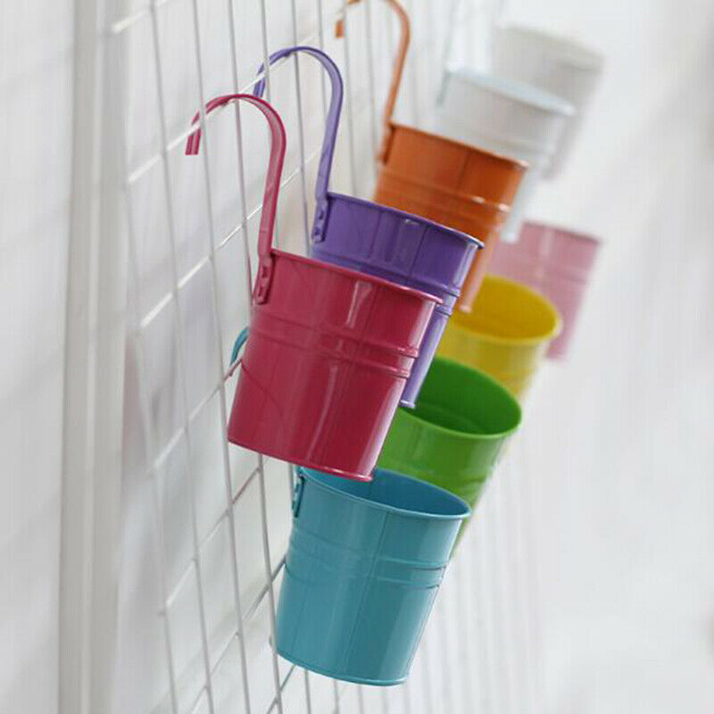Hanging Flower Pots Hook Wall Pots Garden Pots Balcony Planters Met.l8