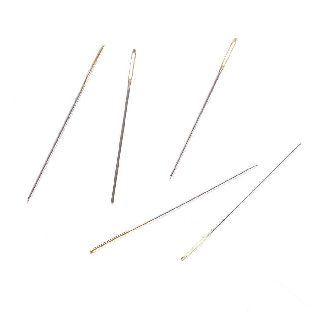 30 Pcs Large-eye Hand Sewing Needles with Case Embroidery Needles 3 Sizes