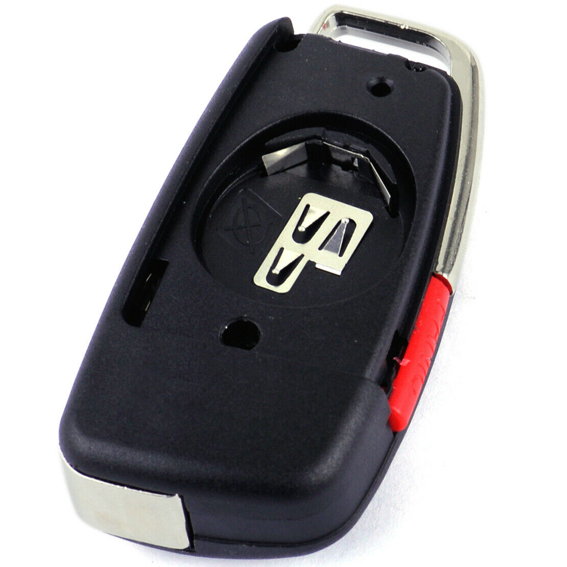 4Buttons Folding Flip Remote Key Fob Case Blade Fit for Audi A4 A6 Quattro An