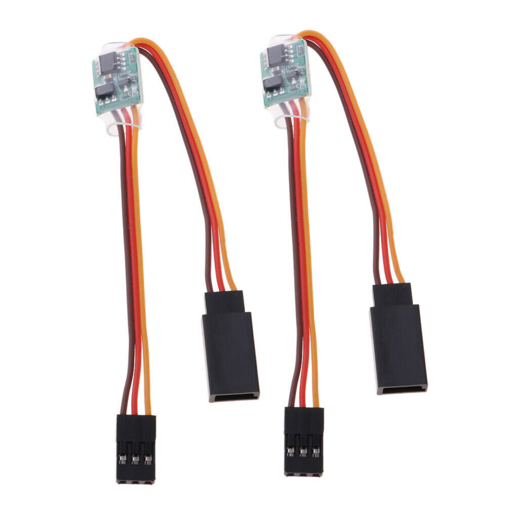 2pcs Rotation Signal Reverser Inverter for JR Futaba Reverse Accessory Parts