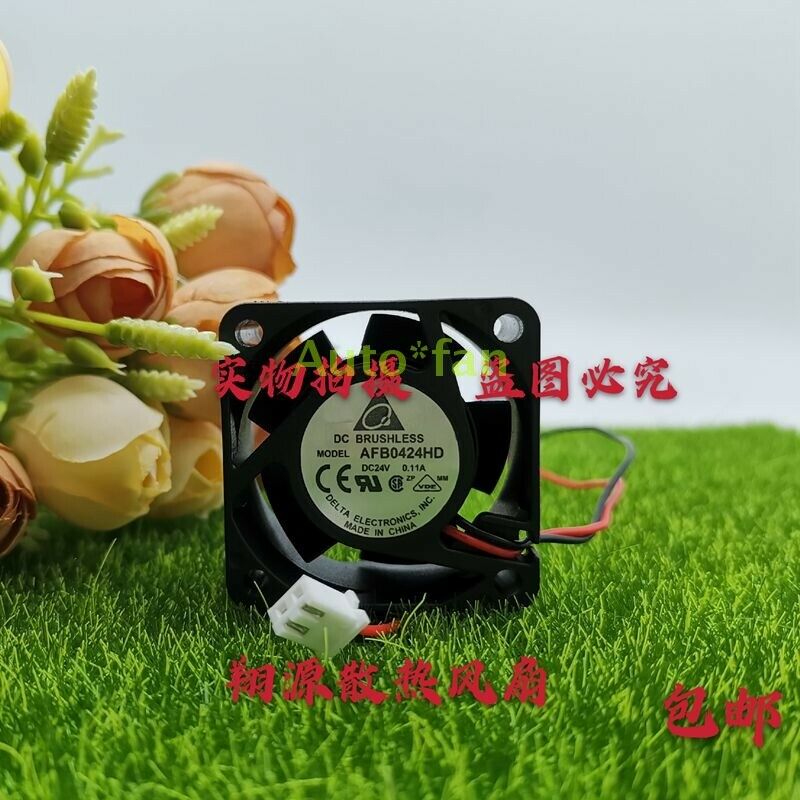 1pc for Delta 4020 24v 0.11A 4cm inverter fan AFB0424HD
